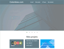 Tablet Screenshot of colombies.com